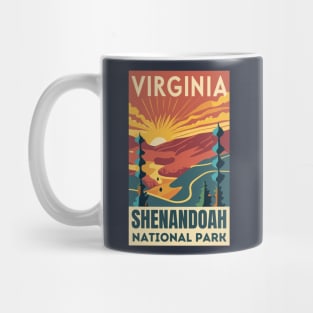 A Vintage Travel Art of the Shenandoah National Park - Virginia - US Mug